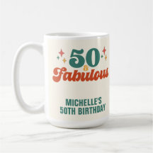 Vintage Retro 50 und fantastischer Geburtstag