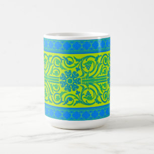 Vintage Retro 70er Jahre Color Cup Tasse