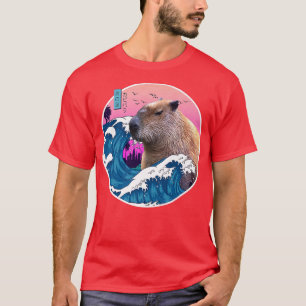 Vintage Retro Aesthetic Japan Great Wave Wild Cute T-Shirt