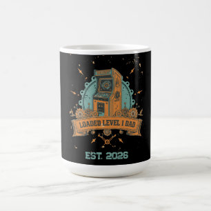 Vintage Retro-Arcade-Level 1 Papa individuelles Ja Kaffeetasse