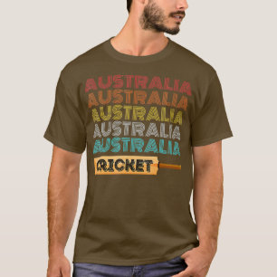 Vintage Retro Australien Cricket  T-Shirt