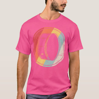 Vintage Retro Bass Drum Silhouette T-Shirt