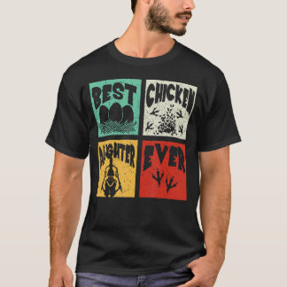 Vintage Retro Beste Hühner-Tochter Aller Zeiten  F T-Shirt