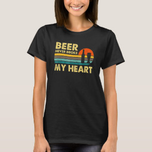 Vintage Retro Bier hat mein Herz nie gebrochen  Tr T-Shirt