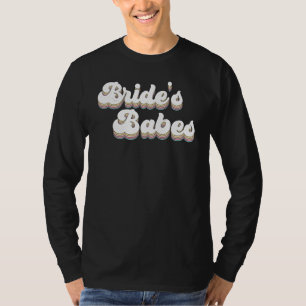 Vintage Retro Braut Damen Junggesellinnenabschied T-Shirt