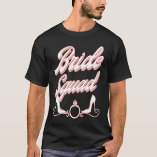 Vintage Retro Brautgruppe Junggesellinnenabschied  T-Shirt
