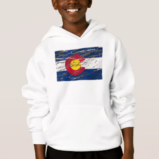 Vintage Retro Colorado-Staatsflagge Hoodie