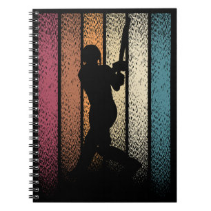 Vintage Retro-Cricket Notizblock