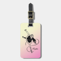 Vintage Retro Dame Figure Skating Personalized