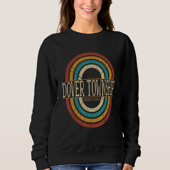 Vintage Retro Dover township Pennsylvania PA Souve Sweatshirt (Vorderseite)