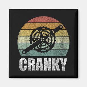 Vintage Retro Fahrrad mürrische Geschenke für Radf Magnet