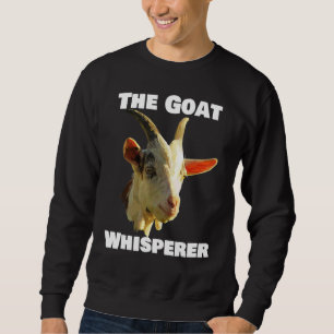 Vintage Retro Farmer Der Ziegenflüsterer Sweatshirt