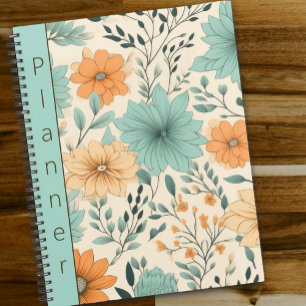 Vintage Retro Floral Botanique Nom commercial