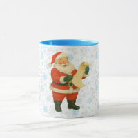Vintage/retro fröhlicher Weihnachtsmann