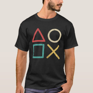 Vintage Retro-Gaming-Konsolen-Controller-Aktion T-Shirt