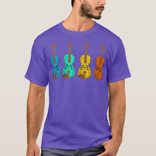 Vintage Retro Geige T-Shirt
