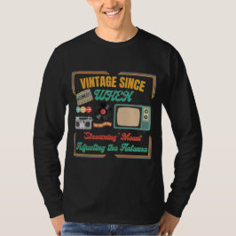 Vintage Retro-Geschenkidee T - Shirt - Retro Gebur