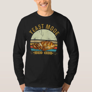 Vintage Retro Hefe-Modus Brotbacken Bäcker Bäckere T-Shirt