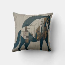vintage retro horse kissen