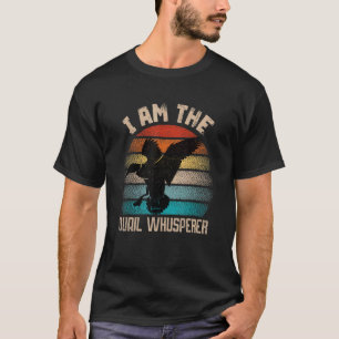 Vintage Retro Ich Bin Der Wachtel Flüsterer Vogelj T-Shirt