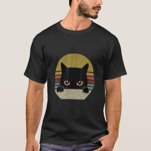 Vintage Retro-Katzen T-Shirt