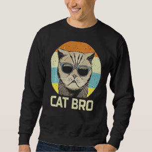 Vintage Retro Katzenbrille Shirt Funny Broth