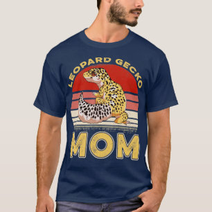 Vintage Retro Leopard Gecko Mama T-Shirt