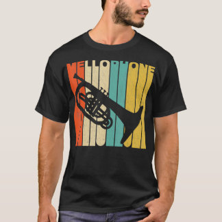 Vintage Retro-Mellophone-Silhouette T-Shirt