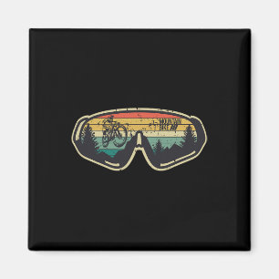 Vintage Retro Mountainbike Mtb Downhill-Fahren Magnet