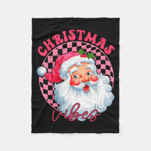 Vintage Retro Nk Weihnachtsmann Weihnachtsstimmung Fleecedecke