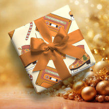 Vintage Retro Orange Solid Color