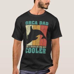 Vintage Retro Orca Papa wie ein normaler Papa Vate T-Shirt