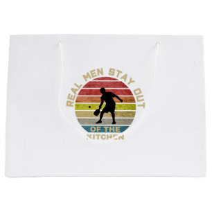 Vintage Retro Pickleball Lustig Große Geschenktüte