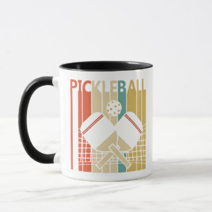 Vintage Retro Pickleball Tasse