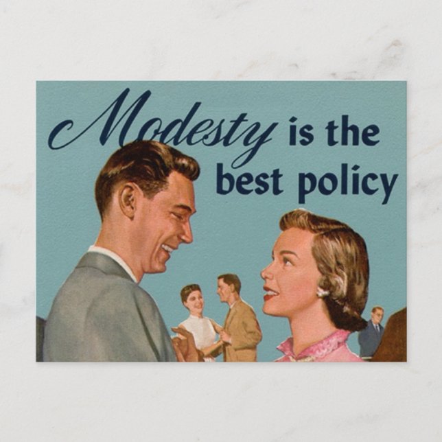 Vintage Retro Postkarte (Vorderseite)