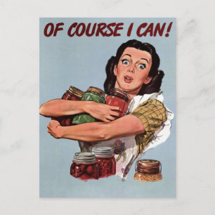 Vintage Retro Postkarte