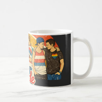 Vintage Retro Pride Monat LGBTQ Feier Kaffeetasse