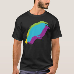 Vintage Retro Raben Vogel T-Shirt