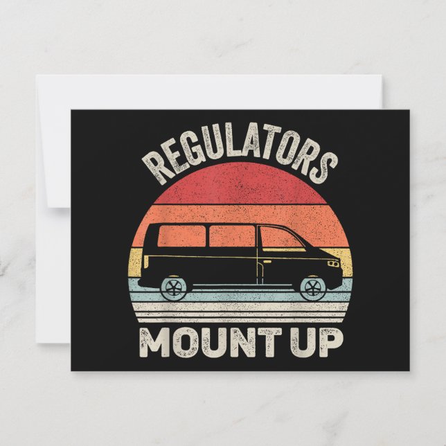 Vintage Retro-Regulierer stürzen sich auf sonnige  (Vorderseite)