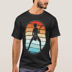 Vintage Retro Rock & Roll Musik und Gitarrenliebha T-Shirt