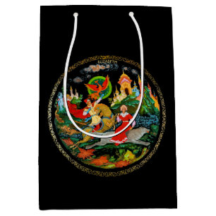 Vintage Retro Russische Märchen Fantasy Colorado Mittlere Geschenktüte