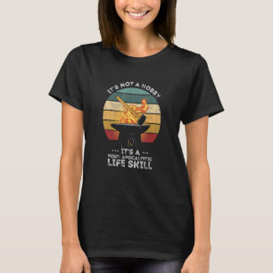 Vintage Retro-Schmied Das Ist Kein Hobby Metallbea T-Shirt