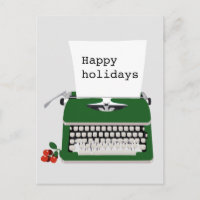 Vintage Retro-Schreibmaschine und Papierdesign