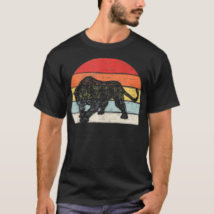 Vintage Retro Schwarzer Panther T-Shirt