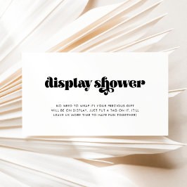 Vintage Retro-Script-Display-Showkarte Begleitkarte