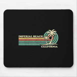 Vintage Retro Sommerurlaub Kalifornien Imperial Mousepad