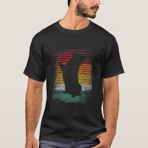 Vintage Retro Stil Männer Frauen Klassischer Corgi T-Shirt