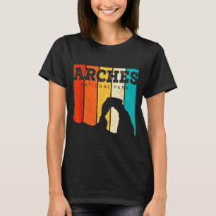 Vintage Retro-Stil Skyline Bögen Utah Bögen T-Shirt