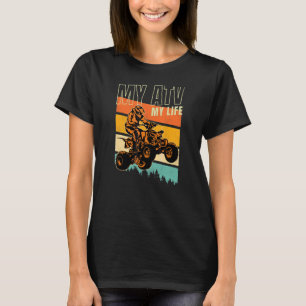 Vintage Retro Stil UTV ATV Quad Geländefahrzeug Me T-Shirt