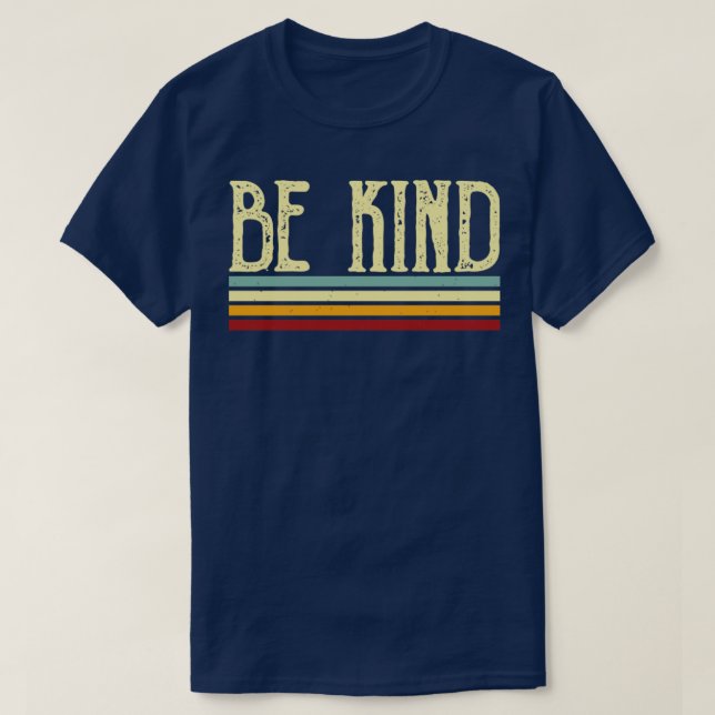 Vintage Retro-Streifen T-Shirt (Design vorne)